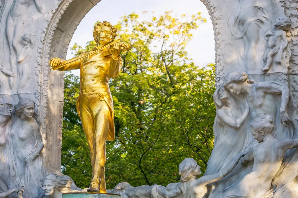 Statue i gull i Vien